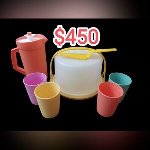 Tupperware Play Set of Kids Mini Colorful